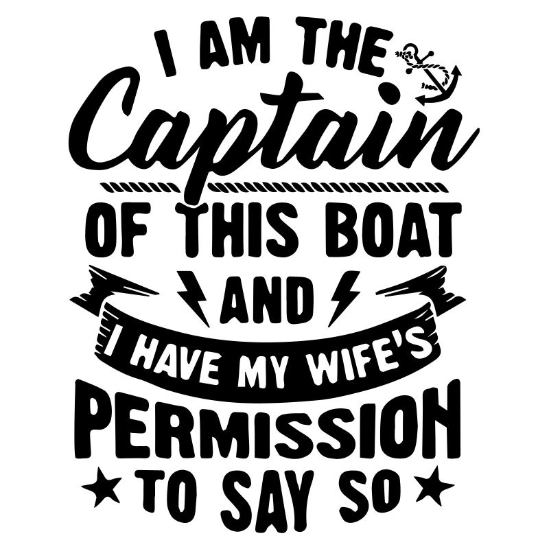 Funny Boating Captain Husband