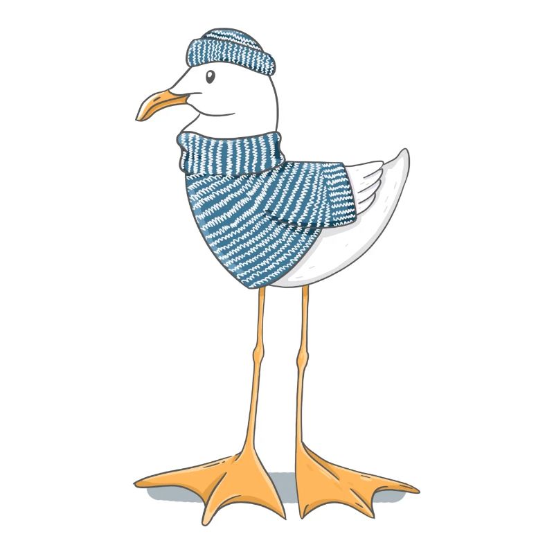 Pêche de la mouette de mer et pêche sur la mer