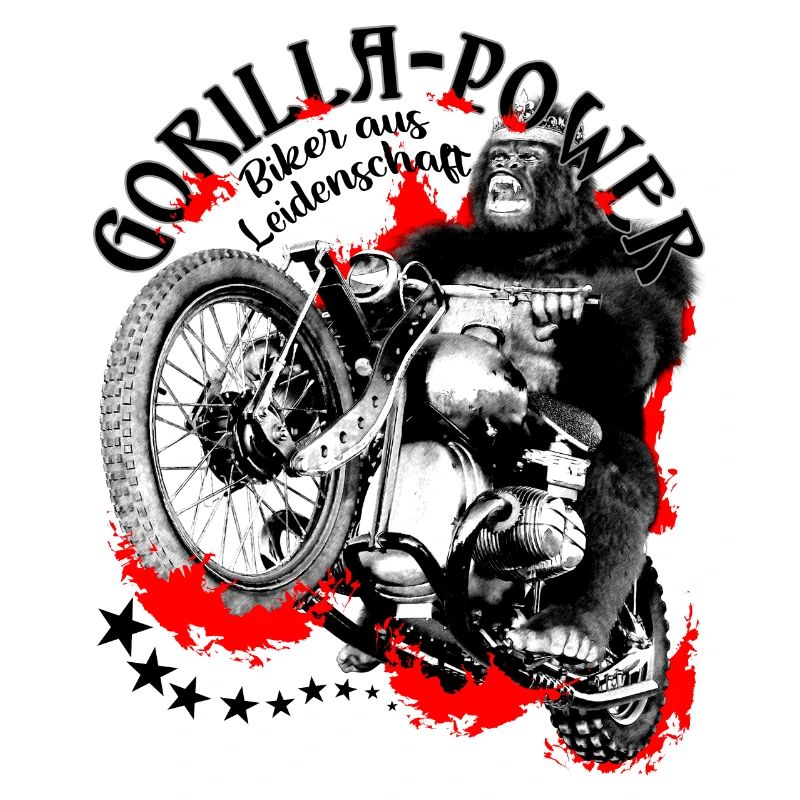 Gorilla power, bikers with passion