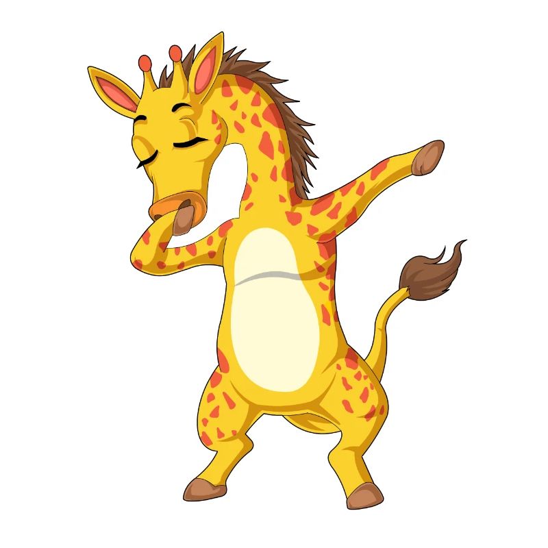 Dabbing Giraffe