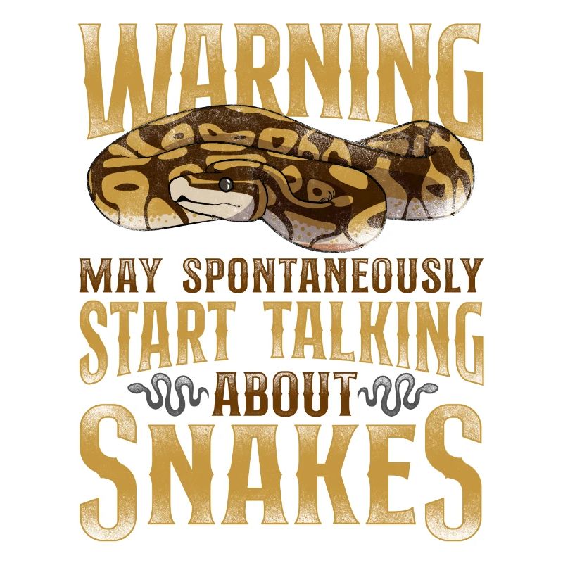 Snake Serpent Vintage Warning May
