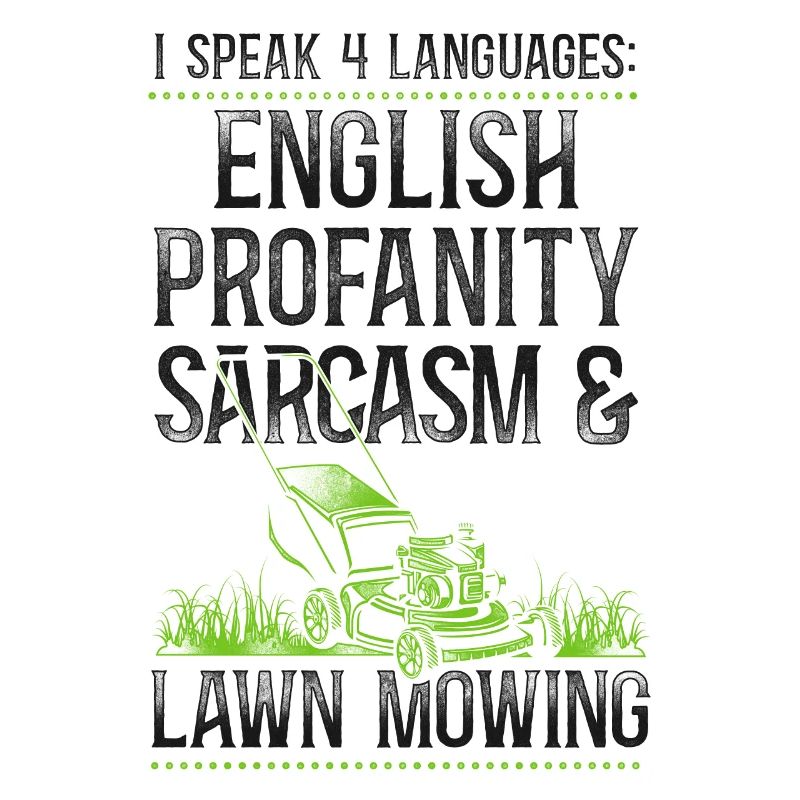 Lawn Mower Mowing Dad Father