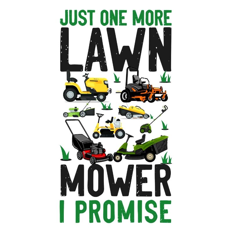 Lawn Mower Mowing Dad Father