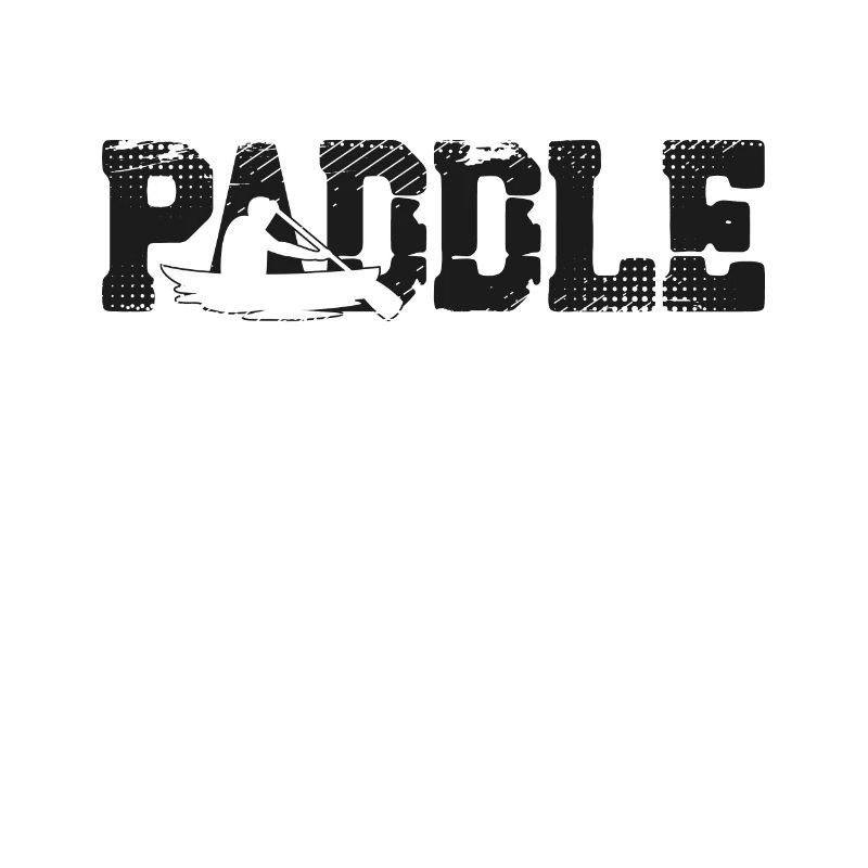 Canoe Canoeing Vintage Paddle