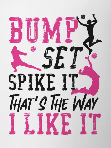 Volleyball Player Team Bump Set