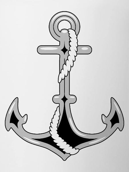 Ancre stylisée