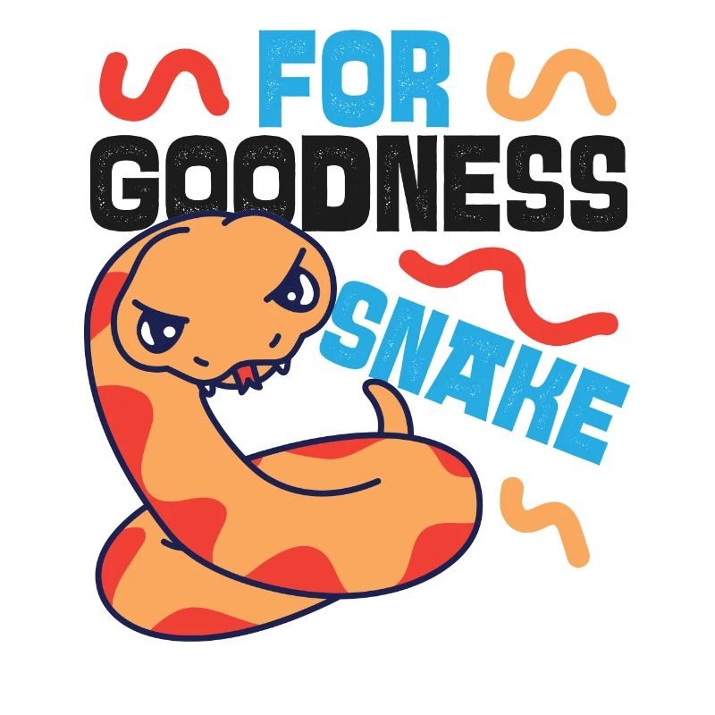 Snake Serpent Pun For Goodness