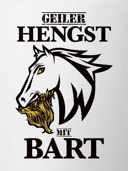 Geiler Hengst mit Bart