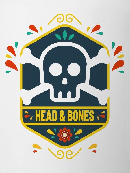 Head and bones flower