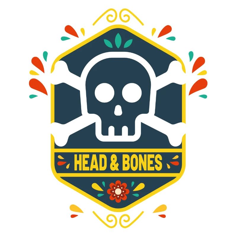 Head and bones flower