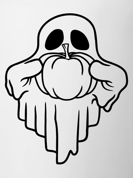 Halloween Pumpkin Ghost Comic