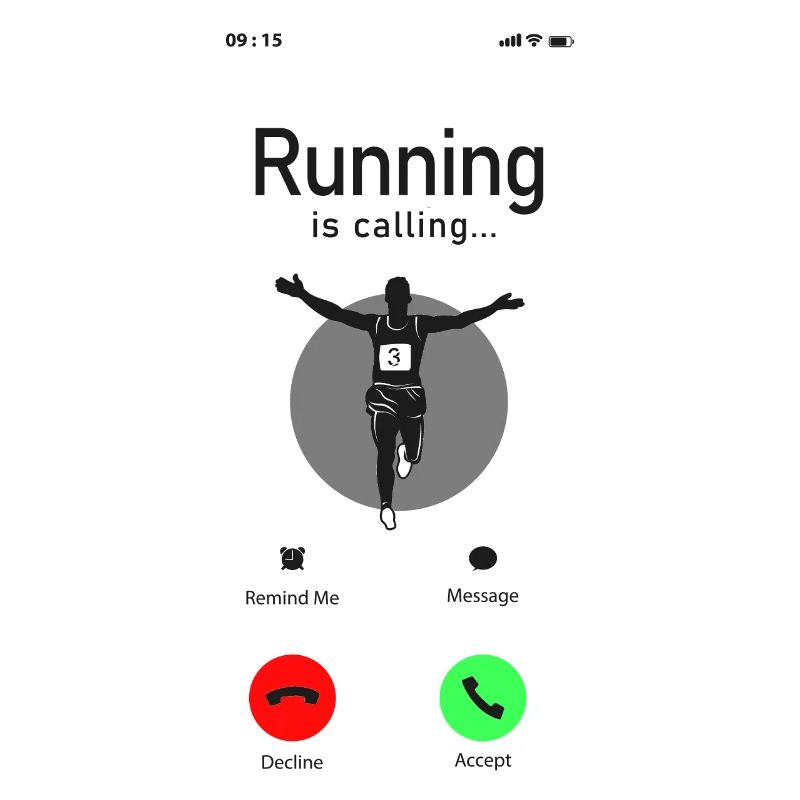 Running Runner Half Marathon Téléphone