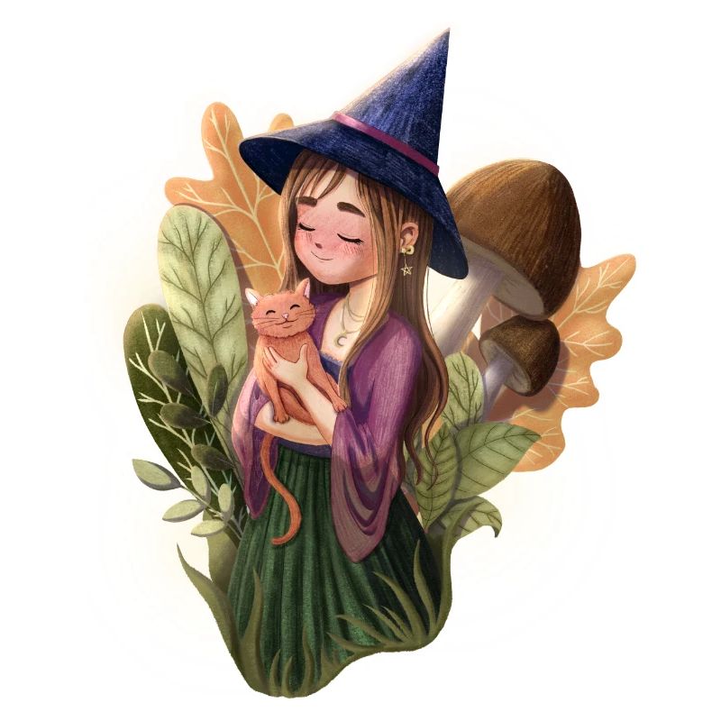 little witch with hangover
