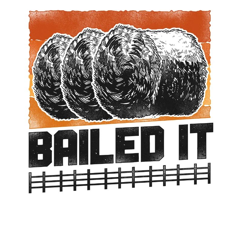 Farming Farmer Hay Bale Pun