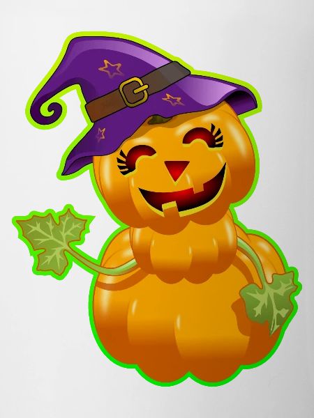 Cute Halloween Pumpkin - Orange