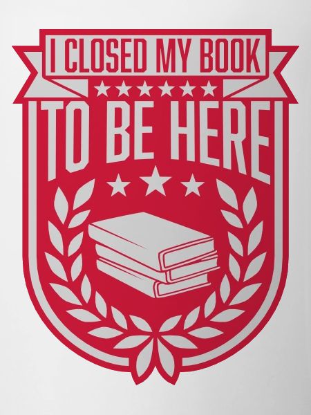 I closed my book