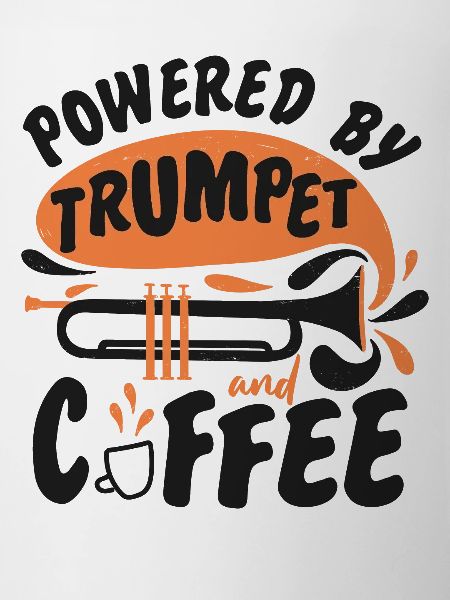 Trumpet Player Coffee Powered By