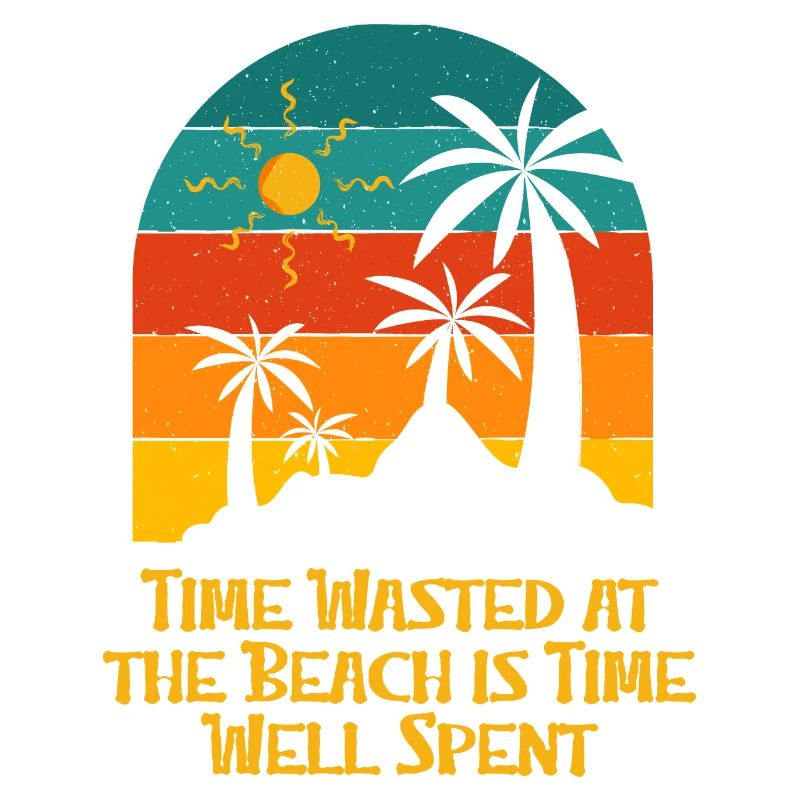 Time at the Beach Ocean Vacation Summer