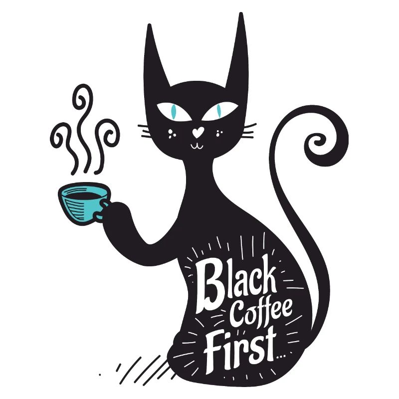 Le café noir d’abord