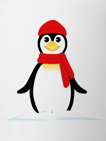Penguin Snow Stars