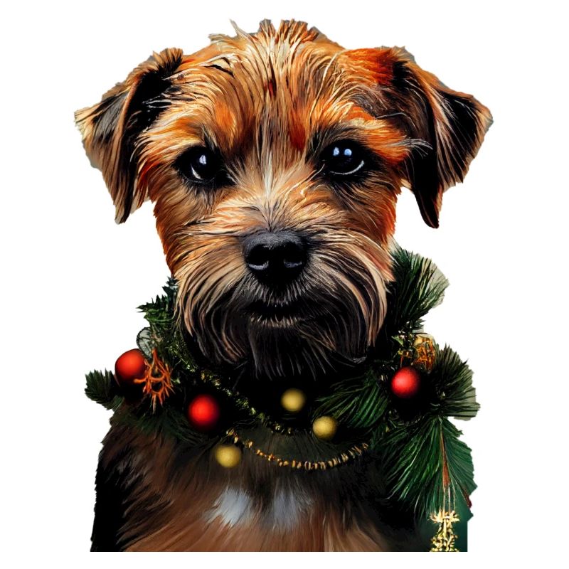 Noël Border Terrier