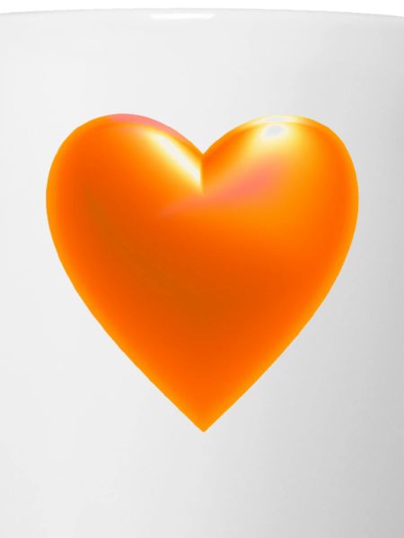 Heart orange gift idea