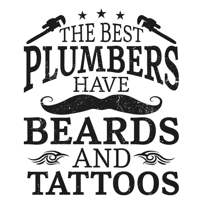 Plumbing Plumber Beard Tattoo