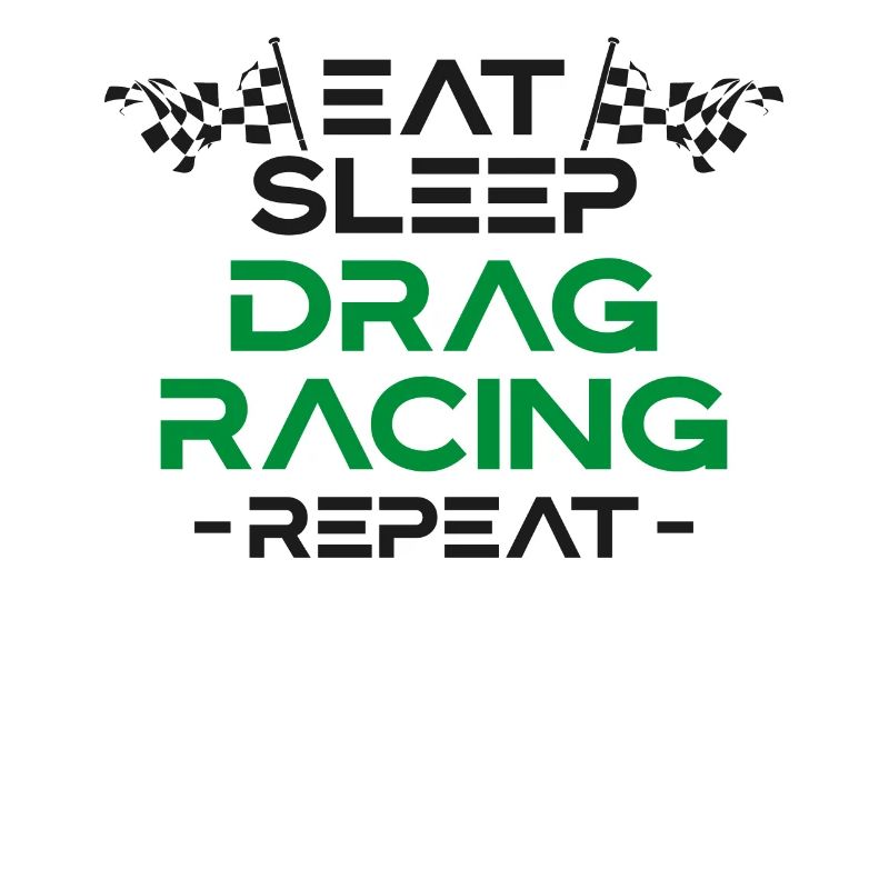 Dragster course voiture manger dormir