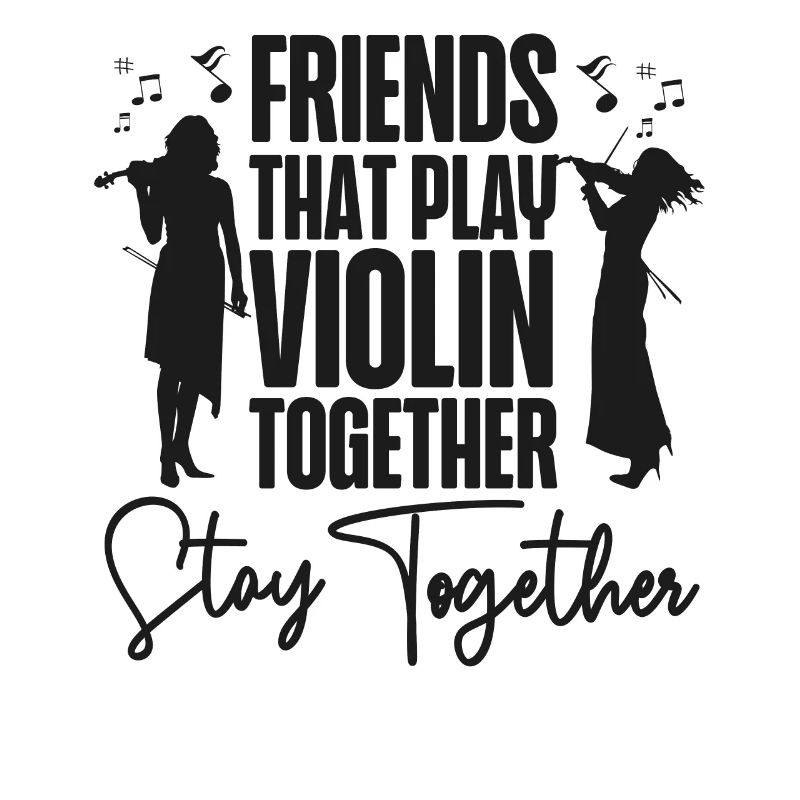 Violon Violoniste Besties Buddies