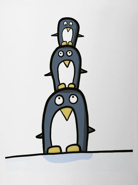 funny penguins, acrobatic penguins