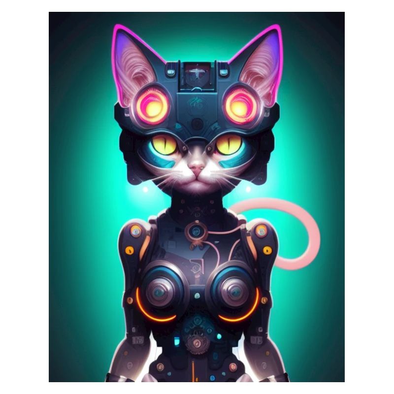 Cat Cyborg Design