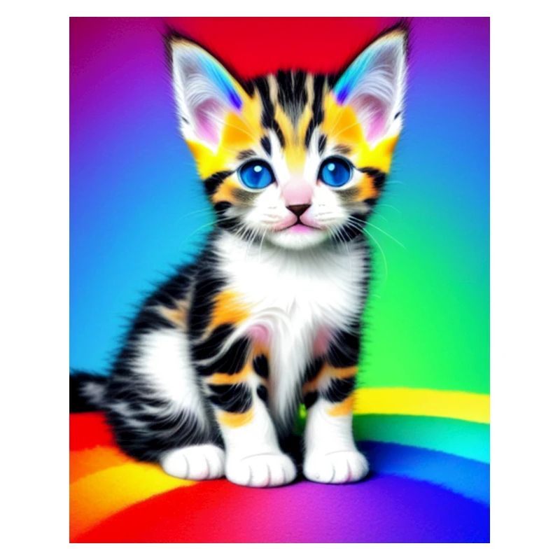 Regenbogen Kätzchen