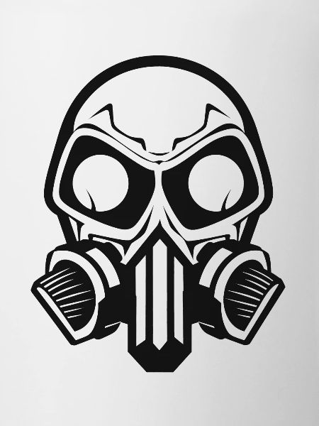 Toxic Raver Skull