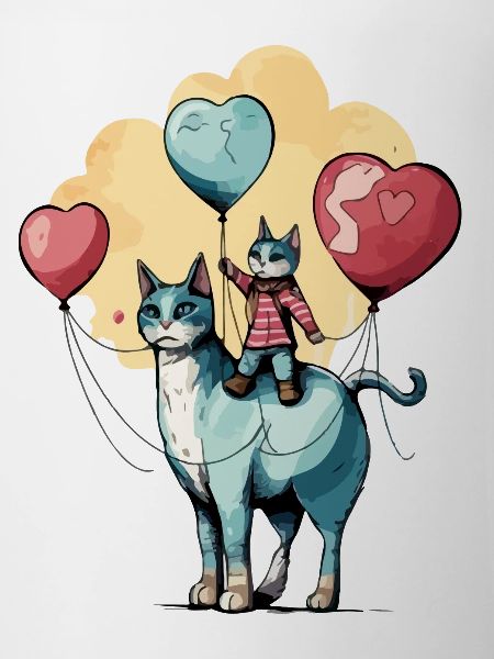 Cat father and son
