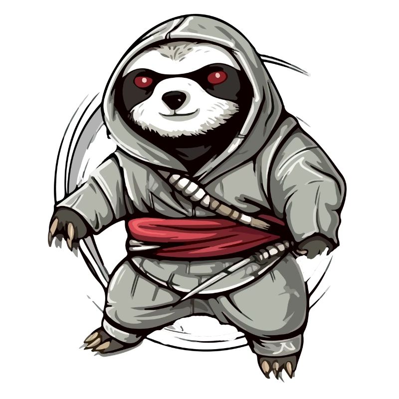 Hak le paresseux ninja