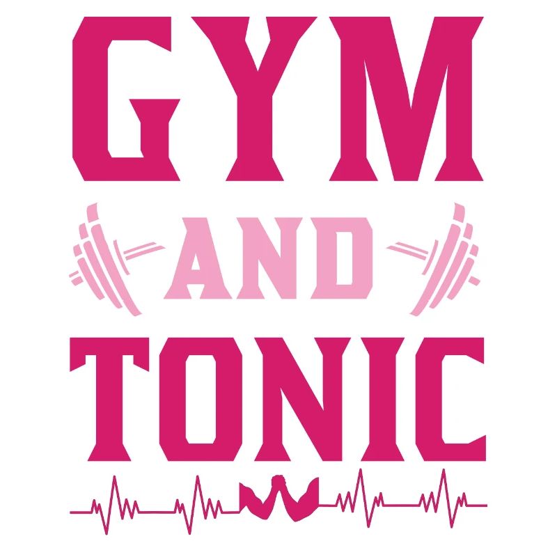 GYM AND TONIC ROSA WORKOUT Bodybouilding Geschenk