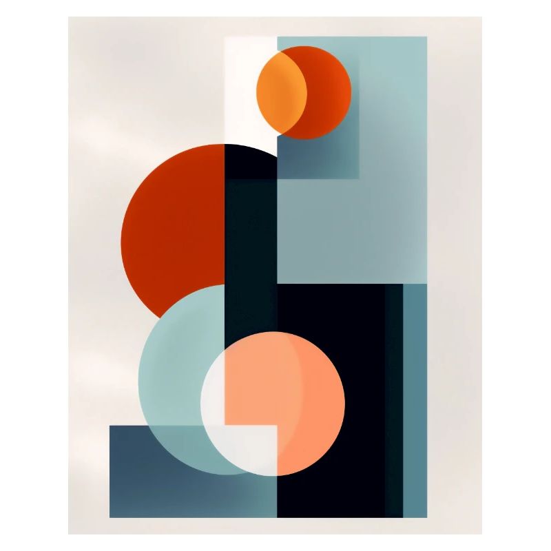 Abstract Art Geometric Shapes Math