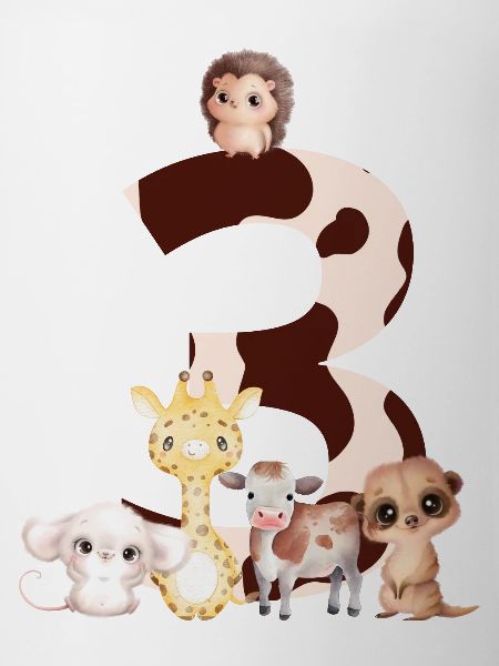 3rd anniversary - third anniversary animals