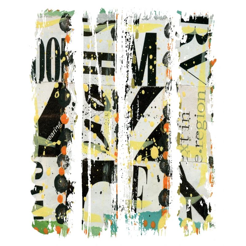Newspaper Clips Scrapbook Magazines Alphabet Code
