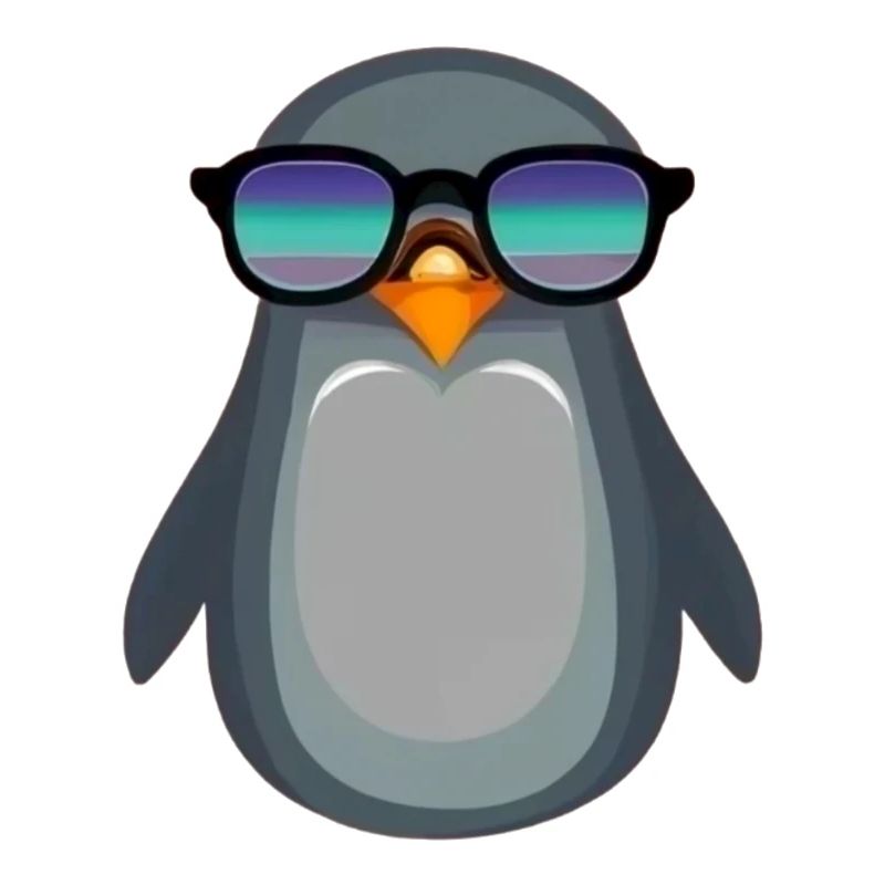 Penguin Class with Sunglasses