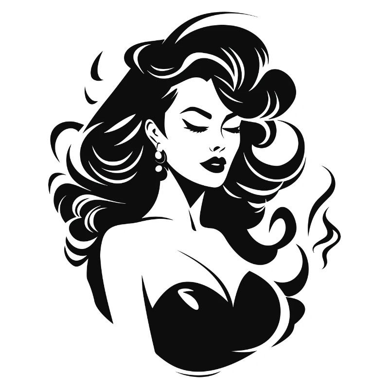 La beauté en noir