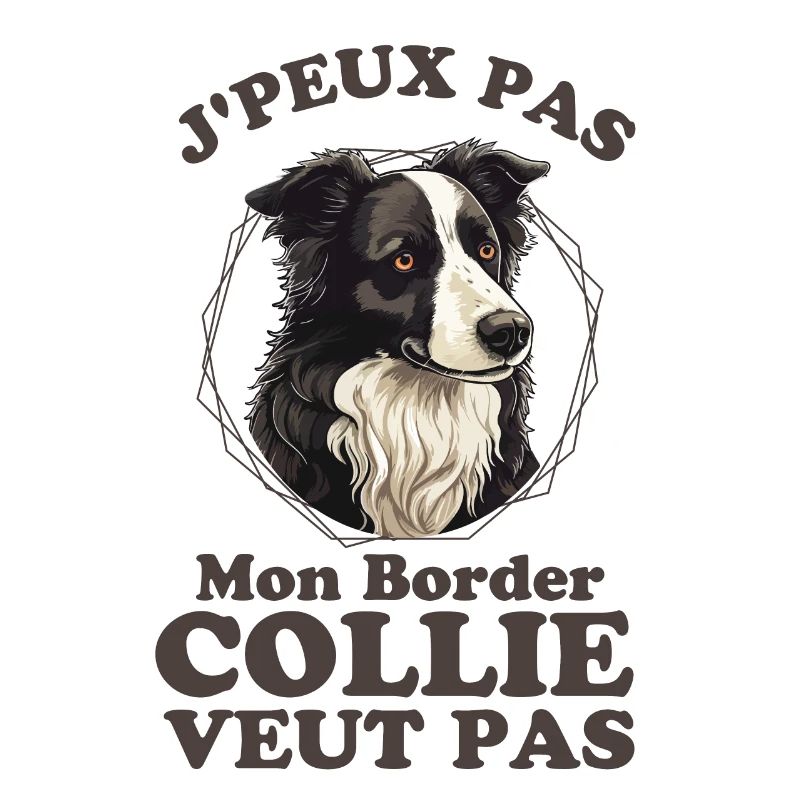 Chien mignon border collie