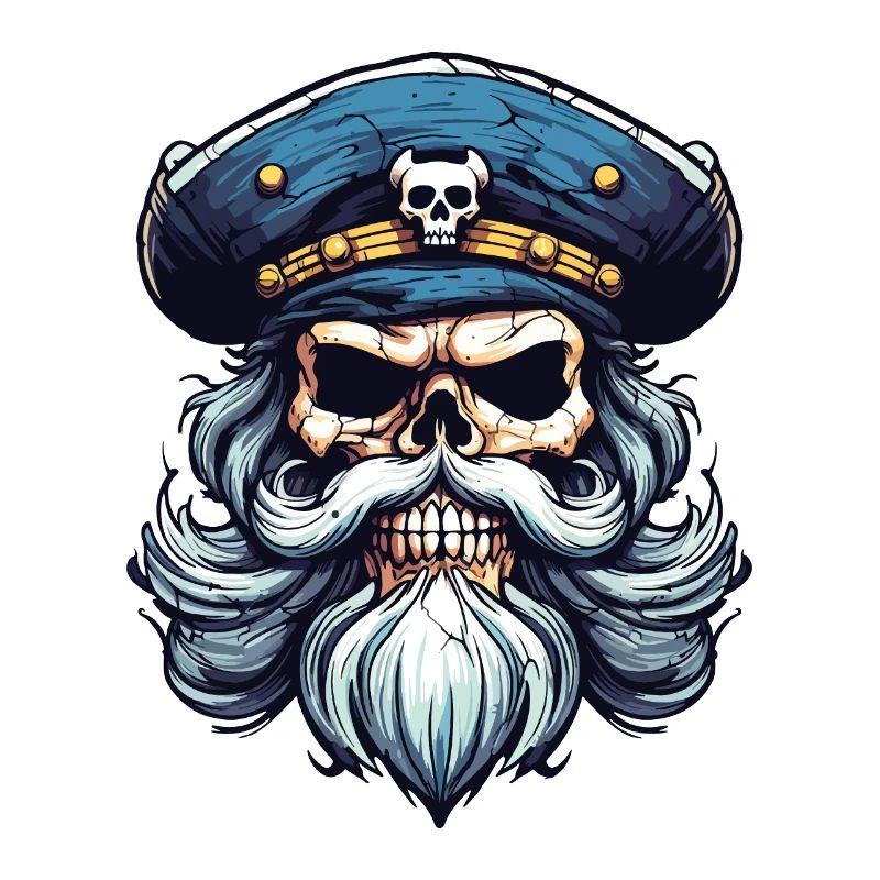 Sailor Skull Skull Captain Ahoy Ship
