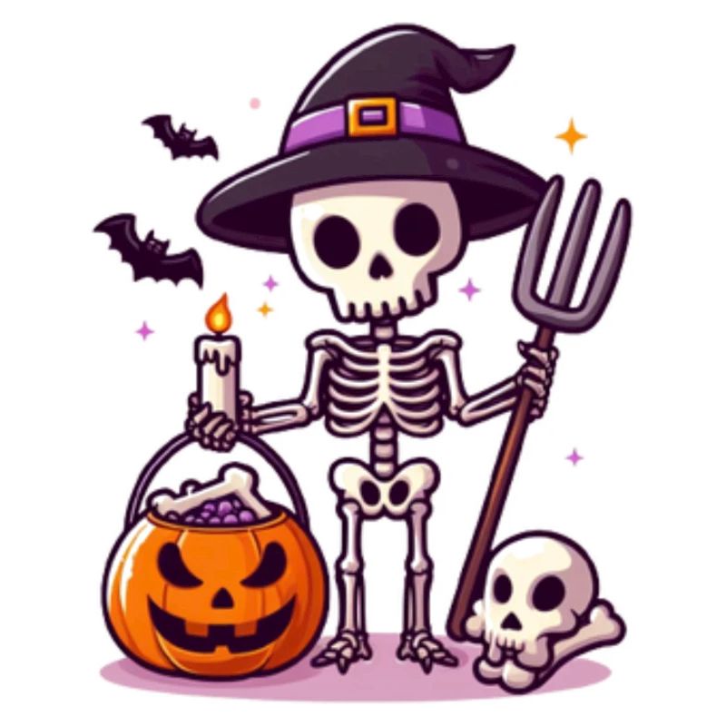 squelette halloween