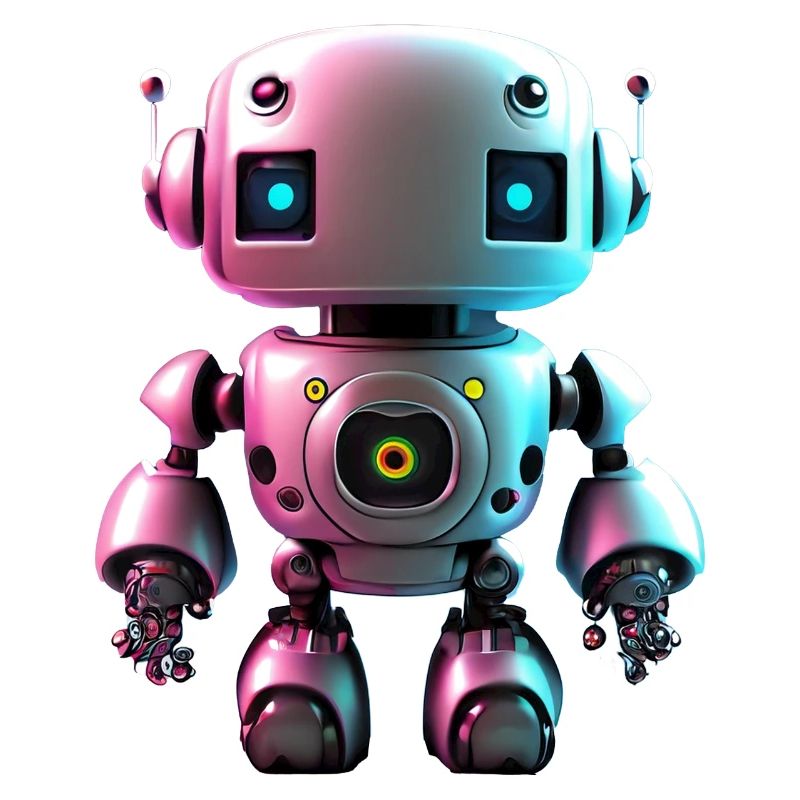 Joyeux Halloween robot mignon effrayant drôle effrayant effrayant