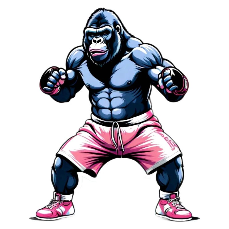 Boxe Boxeur Gorille
