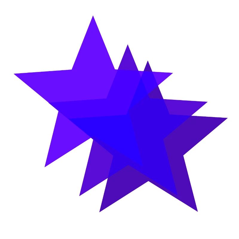 Idée cadeau violet étoiles violettes
