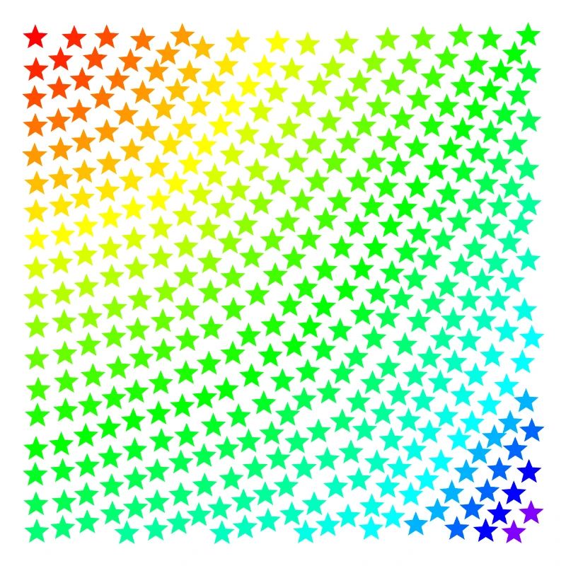 Star stars rainbow colorful gift idea