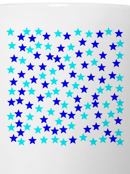 Sterne hellblau dunkelblau Geschenkidee
