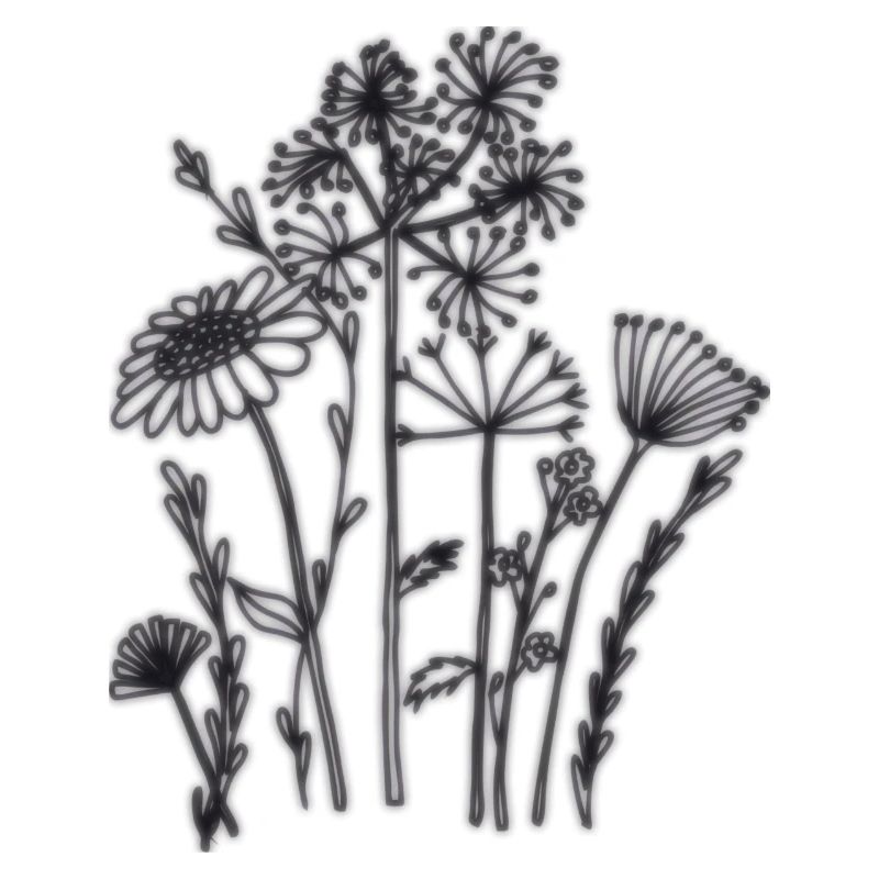 Fleurs séchées noires